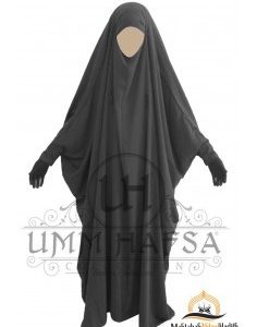 JILBAB SAOUDIEN A CLIPS UMM HAFSA – GRIS