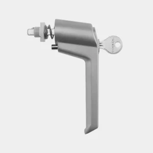 Poignée SCHUCO à clé 234039 Argenté