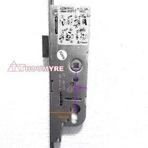 Serrure cremone GU europa 40-70 6-32298-RR-0 4 galets