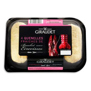 4 quenelles fraîches Giraudet aux écrevisses