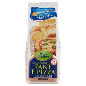 Lo conte Le Farine Magiche Mix di Farine per Pane e Pizza Senza Glutine Mélange de farine pour pain et pizza, sans gluten 500g