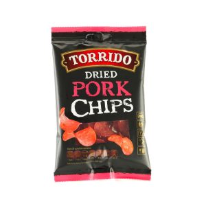 Torrido Dried Pork Chips, salami de porc de 25g