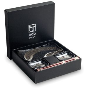 Coffret à sushi céramique EDO – Pinceau