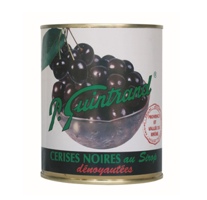 Cerises Noires De Provence DĂ©noyautĂ©es Au Sirop – Boite 4/4